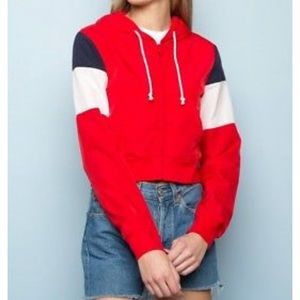 Brandy Melville cropped windbreaker